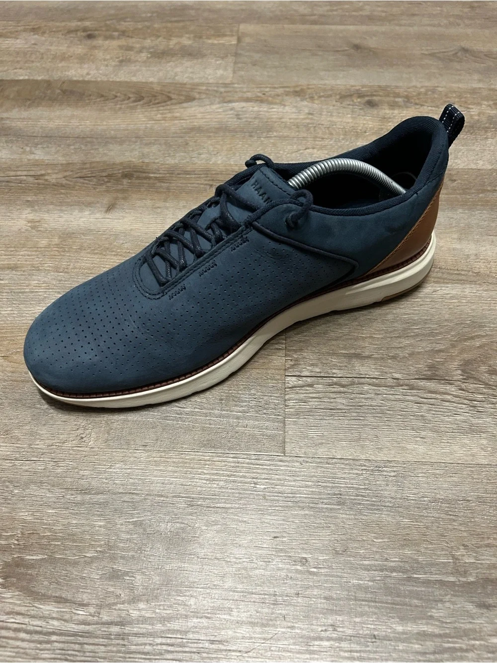 Cole Haan Zerogrand 360 Grand Atlantic Navy Perforated Nubuck Leather Sneakers